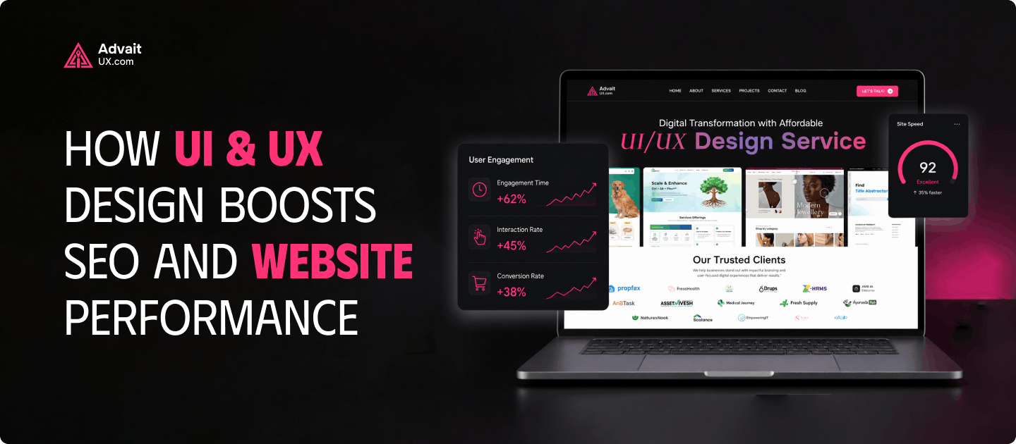 How UI & UX Design Boosts SEO and Website Performance