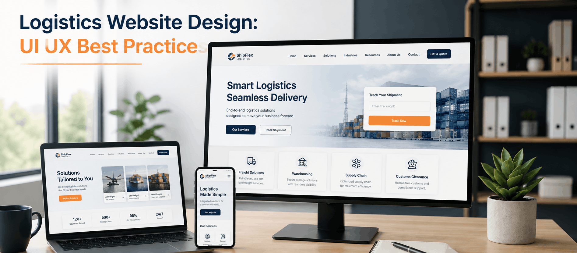 Logistics Website Design UI UX Best Practices