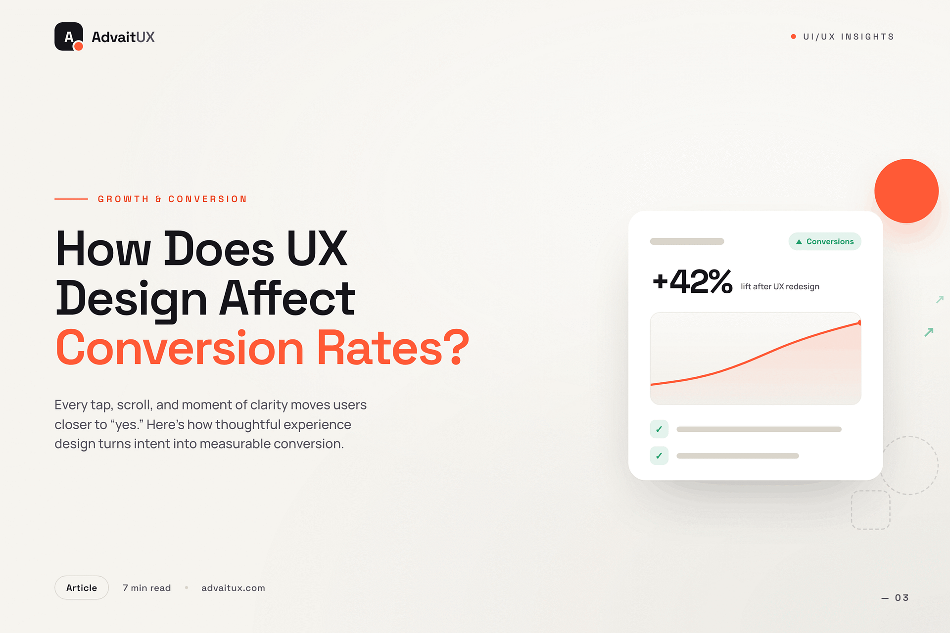 How Does UX Design Affect Conversion Rates?